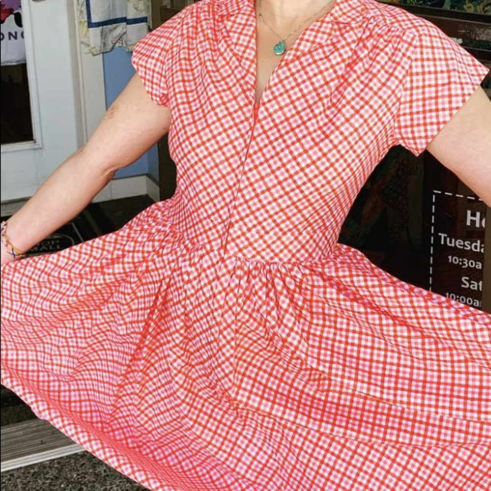 Bernie Dexter Kelly Dress in Gingham (XL)